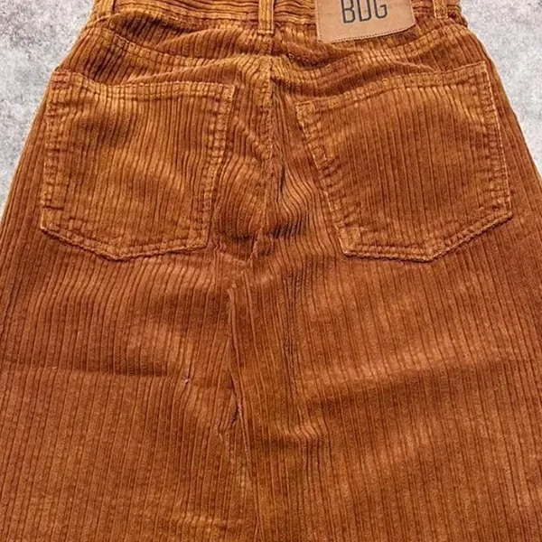 BDG Urban Outfitters Orange Corduroy High-Rise Pants - Image 6