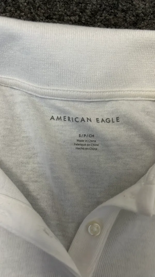 American Eagle Collared White Top - Image 4