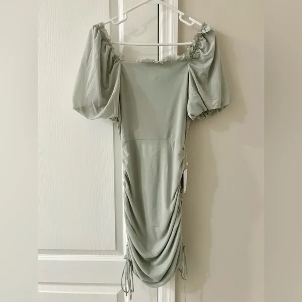 NWT Joyfolie Mia Joy Puff Sleeve Dress - Image 3