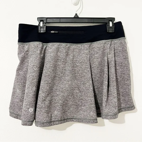 Lululemon Gray Womens Tennis Skort Skirt Size 8 - Image 6