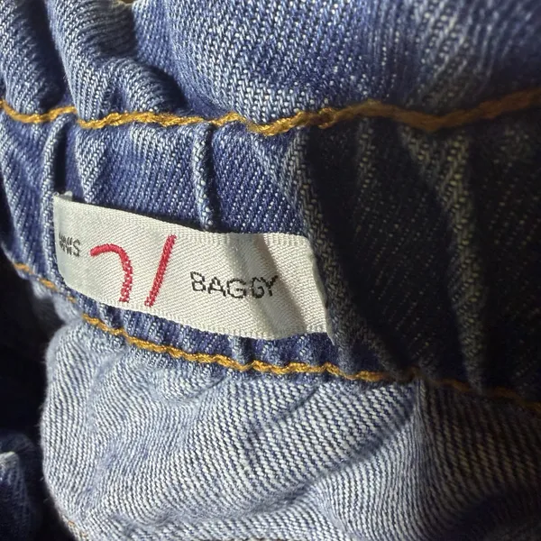Vigoss Jani Baggy Jeans Womens 28 High‎ Rise Paperbag Denim Mom Jeans - Image 9
