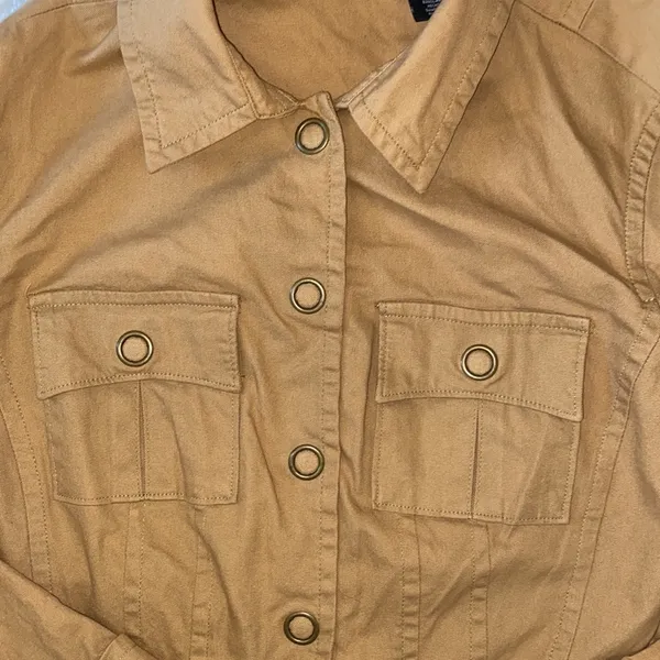 Ana Brown Long Sleeve Jacket - Image 3