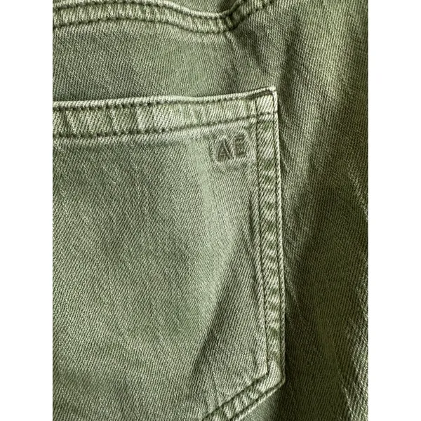 American‎ Eagle Women Olive Green Utility Jogger Pants Size 6 Regular Drawstring - Image 5