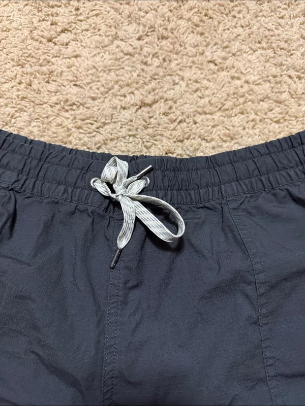 Vuori Navy Athletic Shorts with White Drawstring - Image 2