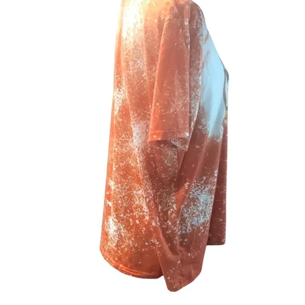Womens Fall Shirt Size Extra Large Orange - Image 4