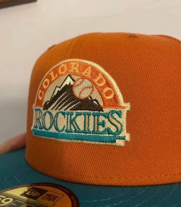 New Era Myfitteds Colorado Rockies 1998 ASG “Mesa Verde NP inspired size 7 1/8 brand new very rare - Image 2