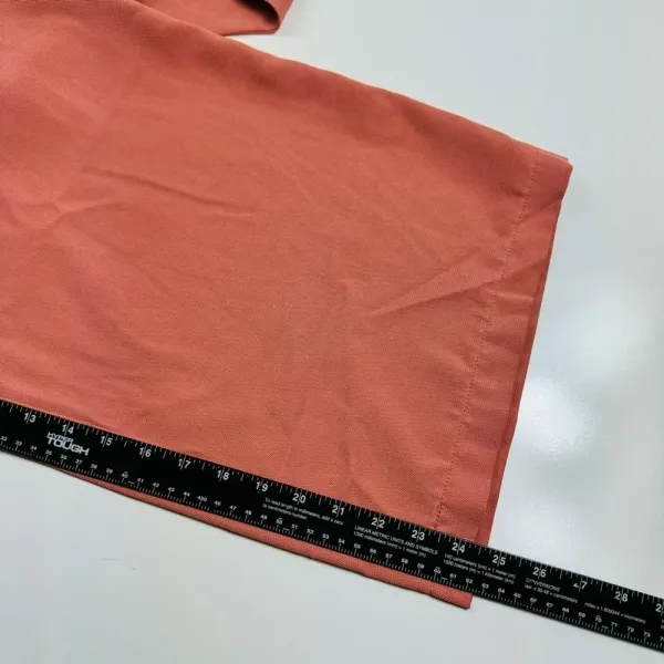 Shinestar Salmon Coral Wide Leg Tie Back‎ Pant Jumpsuit Crop Romper Large - Image 11