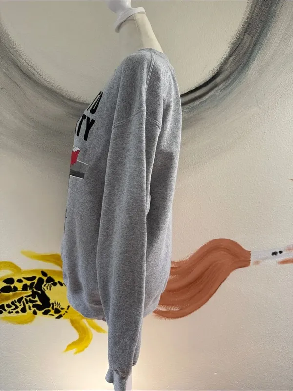 Riot Society Gray 'Koalafied to Party' Graphic Crewneck Sweatshirt. Size M - Image 2