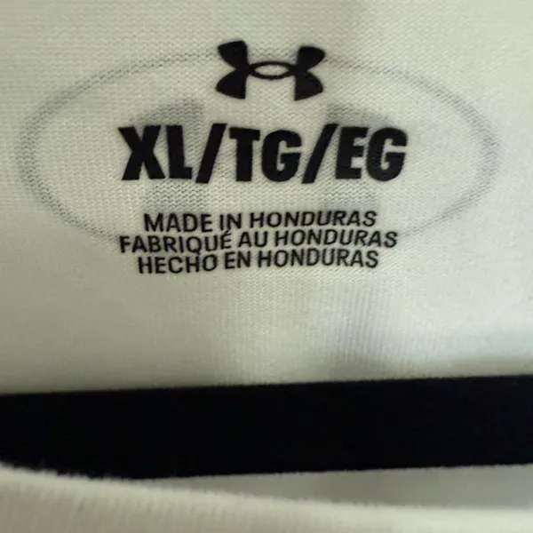 Under Armour White Tenacity Project Lacrosse Women’s Tee T-Shirt XL - Image 3