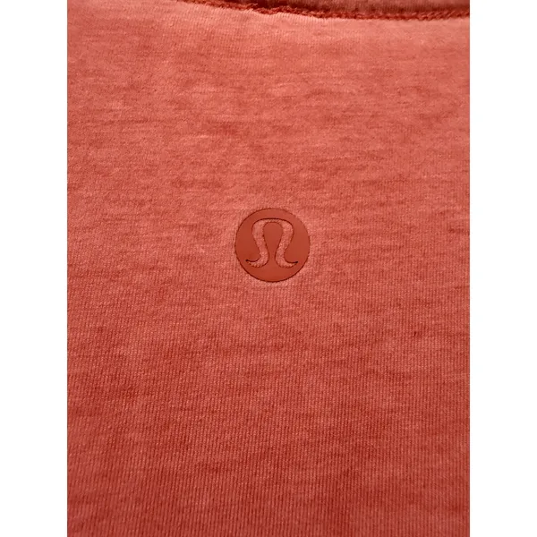 Lululemon Love Tee Womens 4 Pink Short Sleeve Pima Cotton Crew Neck Athletic - Image 3