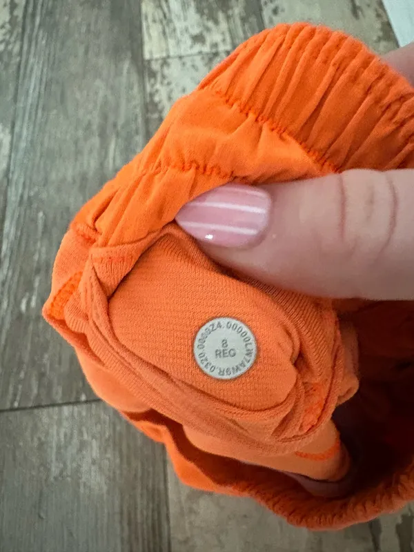 Bright Orange Lululemon Hotty Hot Shorts 2.5" - Image 4