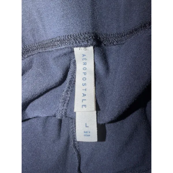 Aeropostale Women’s Large Navy Blue Stretch Leggings Pull On Skinny Pants - Image 9