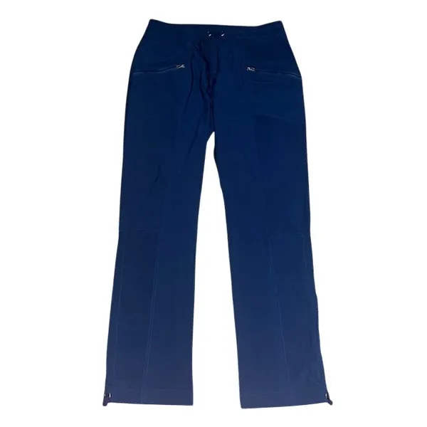 XCVI Wearables‎ Runyon Whisper Stretch Pockets Ruched Active Pant Blue S - Image 4