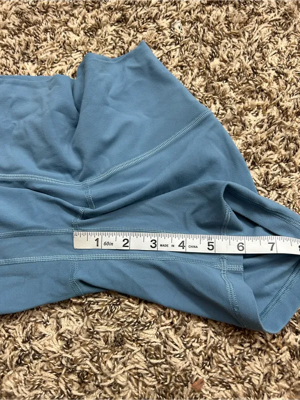 Lululemon Align High-Rise Short 6 Utility Blue Sz 2 - Image 11