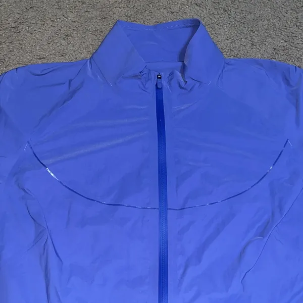 Lululemon Fast and Free‎ Windbreaker SpeedWeave Jacket Charged Indigo 10 - Image 4
