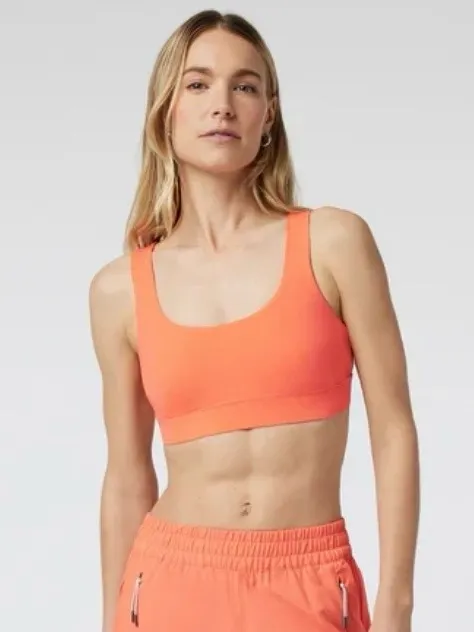 Vuori NWT Stride Bra Strappy Support Sports Bra Poppy Red Size L - Image 5