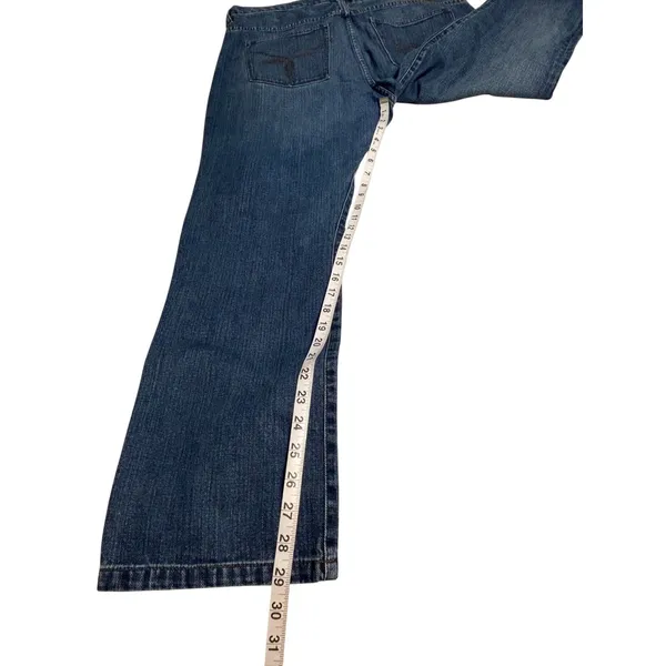 Lauren Ralph Lauren LRL Jeans Co Straight Bootcut Blue Denim Jeans Women's 14 - Image 8