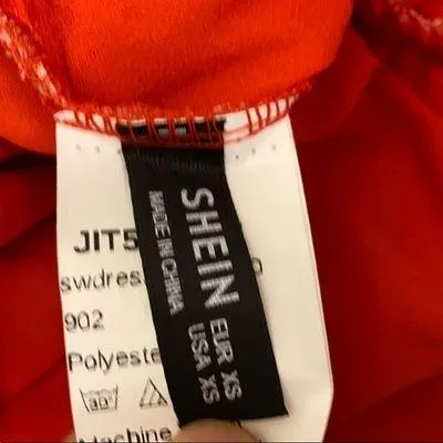 SheIn Red Maxi Dress - Image 5