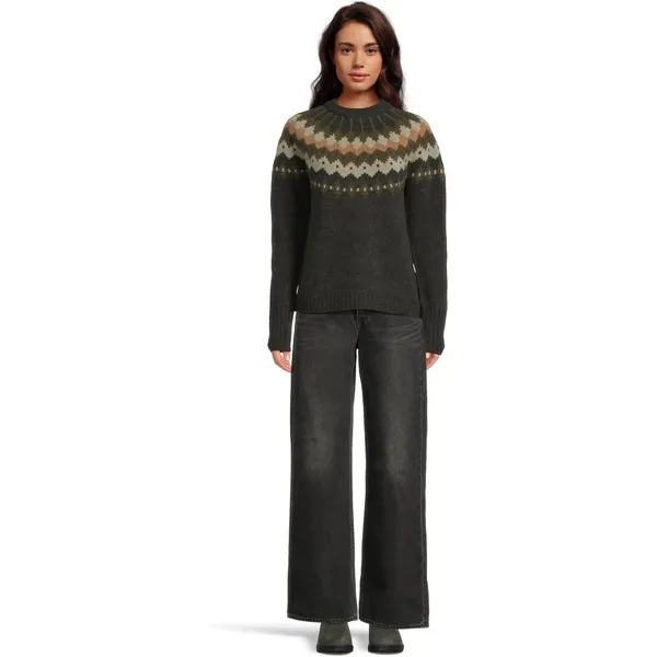 NWT!! ROYAL ROBBINS Rockcraft Merino Wool Fair Isle Crew Neck Sweater Small - Image 4
