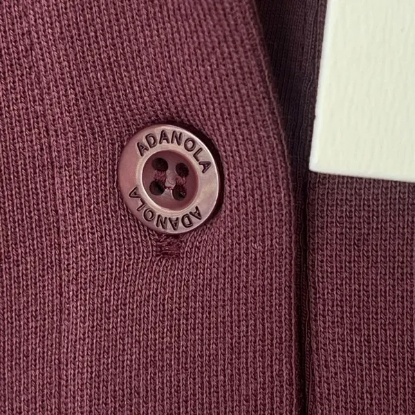 Adanola Slouchy oversized Button Up Sweatshirt Burgundy XL NWT - Image 9