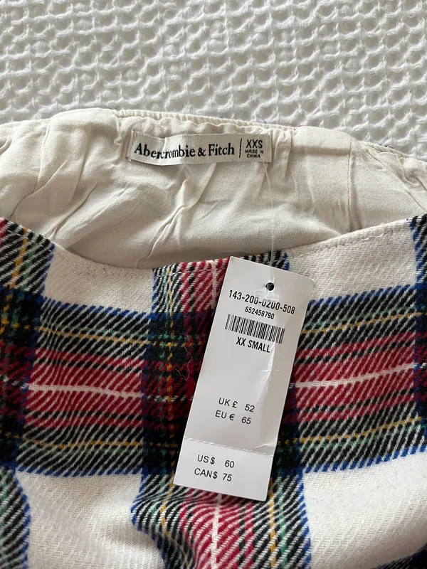 Mini Plaid Skirt - Image 4