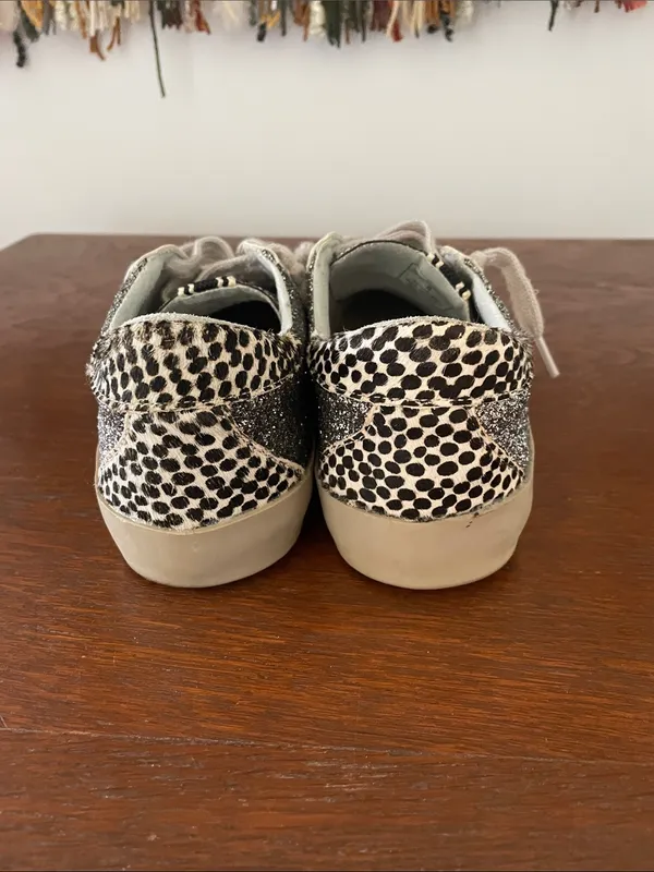 Glitter sneakers women’s size 6 Silver - Image 3