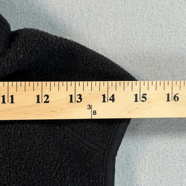 Y2K Patagonia Synchilla Fleece Vest Womens Medium Black - Image 7