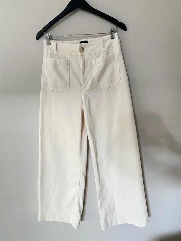 Anthropologie The Colette Cropped Wide-Leg Pants by Maeve: Corduroy Edition - Image 4