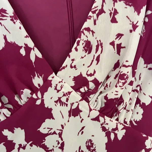 Abercrombie & Fitch Maxi Dress NWT Pink Floral Ruffle Sleeve Slip Dress XL - Image 6