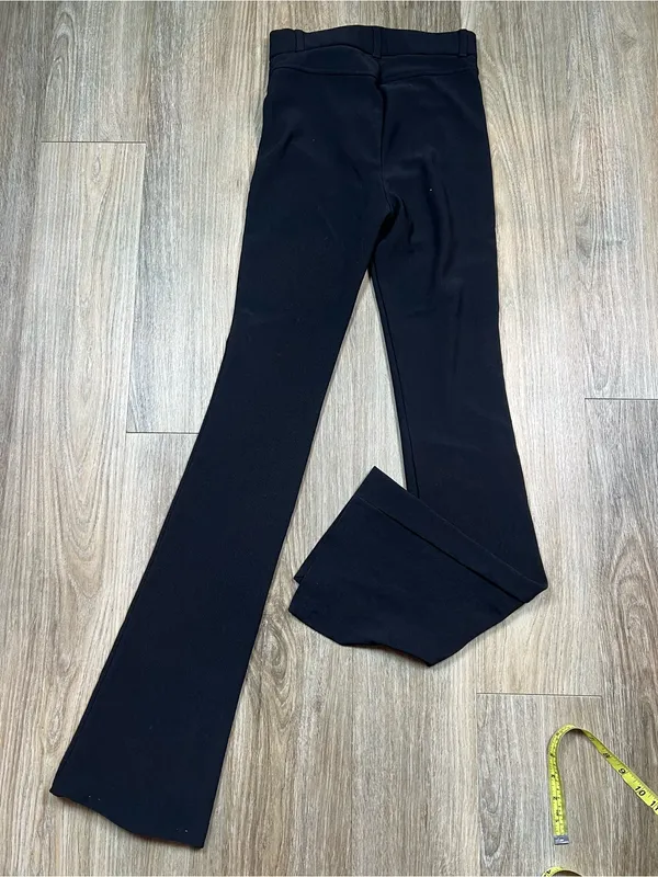 Zara Black Boot-Cut Flare Pants - Image 7
