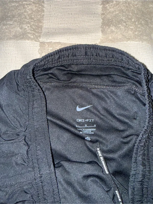 Nike Womens Black Dri-FIT Running Shorts Large 3 Inch Inseam 895863-010 - Image 2