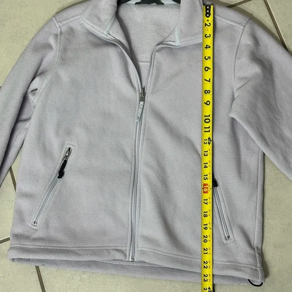 L.L. Bean Women Full Zip Lilac‎ Purple Full Zip Jacket size Small. - Image 7
