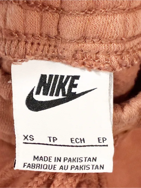 Nike Women's Sportswear Essential Fleece High‎ Rise Shorts Brown Size XS - Image 3