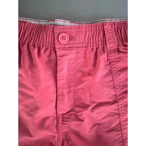 AFTCO Womens Fishing Shorts Coral Pink Nylon Quick Dry Pliers Pocket Size 6 - Image 4