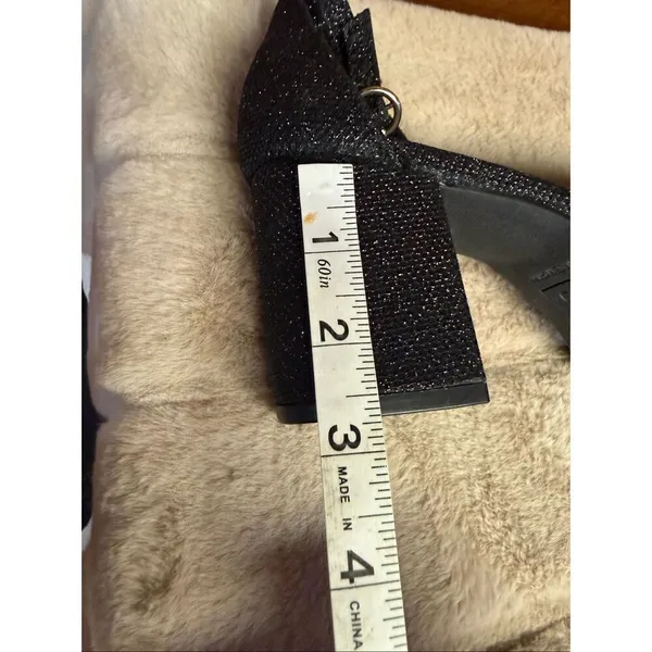 Mix No. 6 Charlotte pumps block heel Black/Silver glitter Sz 6 NWOT - Image 8