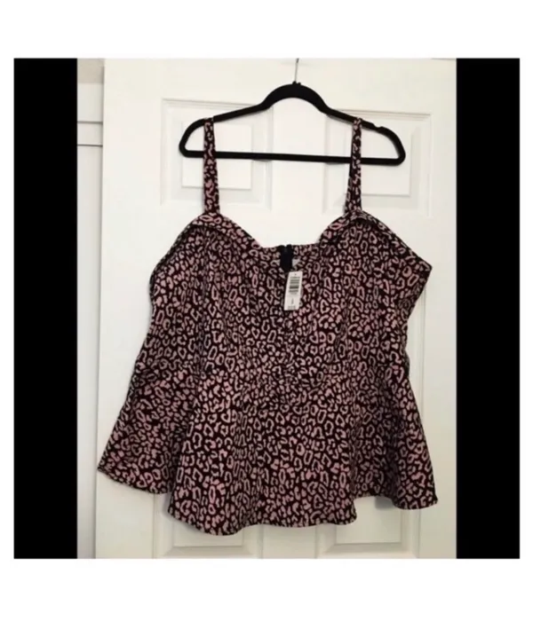 Torrid Cheetah Print Tank Pink Top - Image 4
