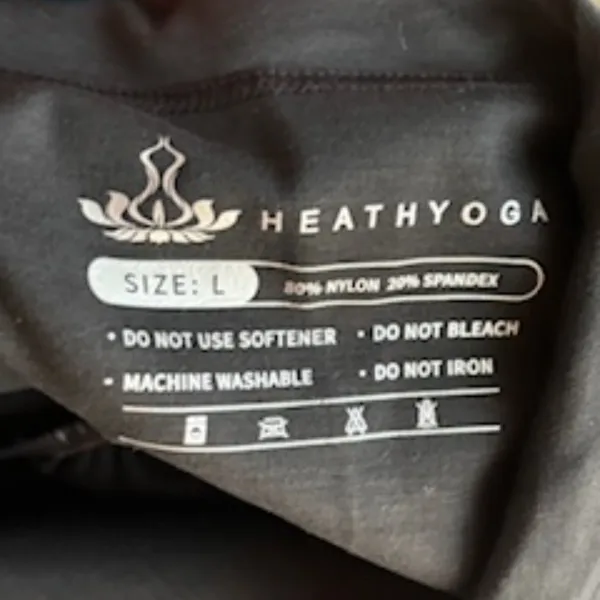 Health Yoga NWT Strapless Black Compression Shorts Bodysuit Shapewear Women’s L - Image 4