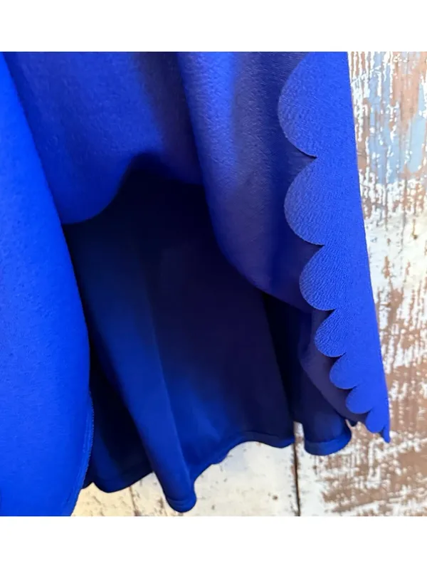 Altar’d State Royal Blue Scalloped hem sleeveless dress, size small - Image 3