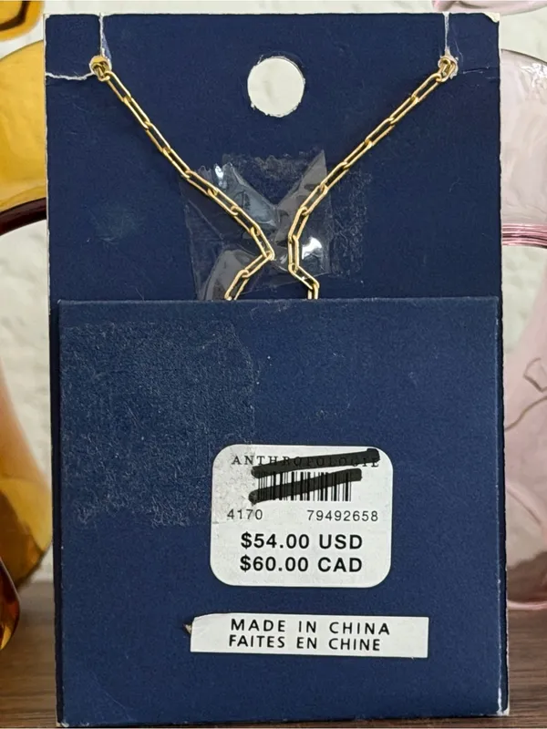Anthropologie x Tai DOUBLE COIN ZODIAC NECKLACE - Image 4