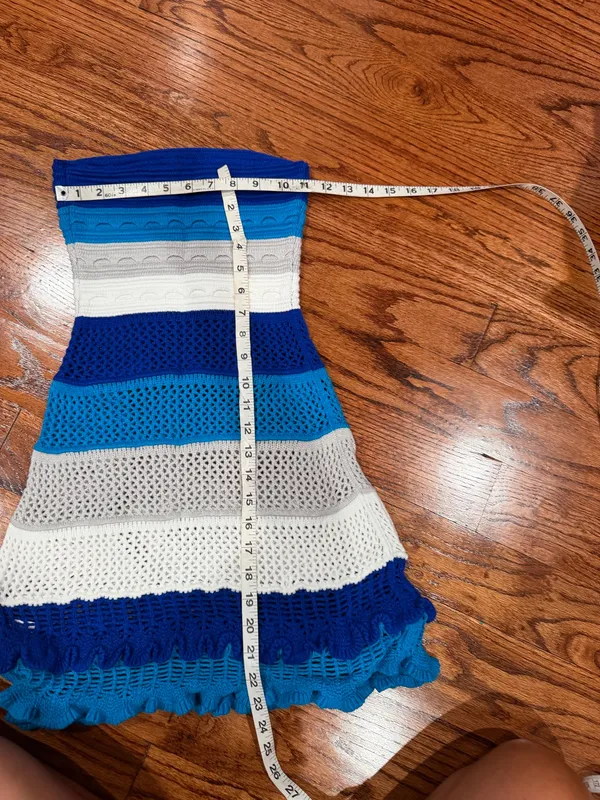 SHEIN strapless crochet dress - Image 3
