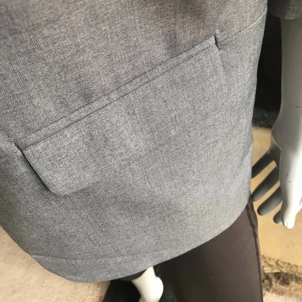 Anthropologie Mare Mare Cinched Sleeve Open Front Blazer Jacket Women's Size XS - Image 2