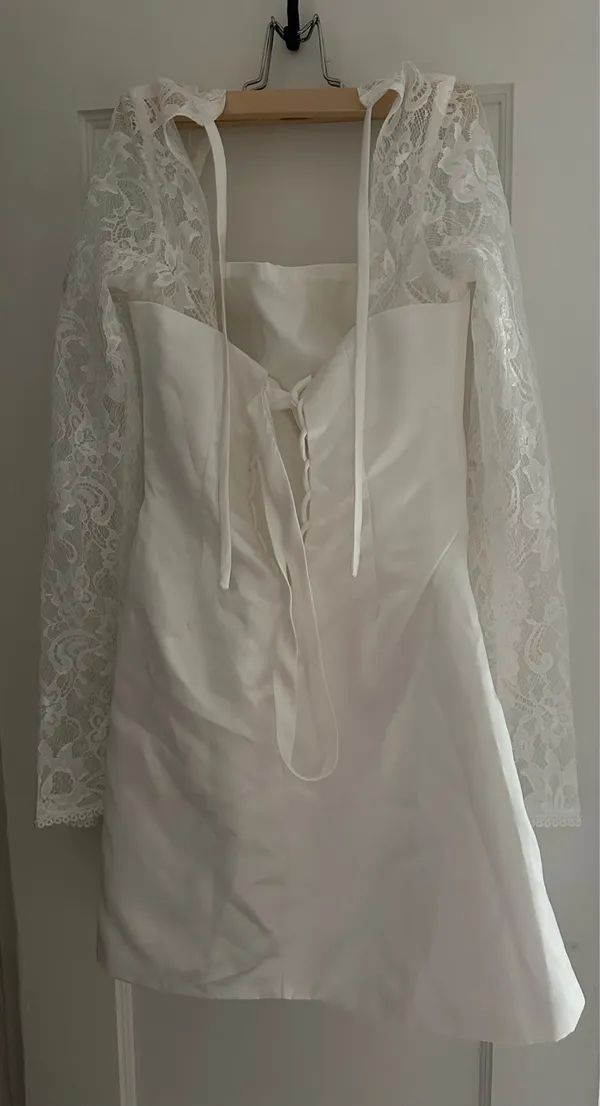 White mini dress Size 2 - Image 6