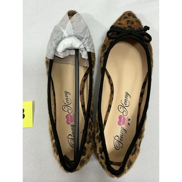 Womans NWOT Penny Loves Kenny Nip Animal Print Slipon Ballet Shoes 6M - Image 5