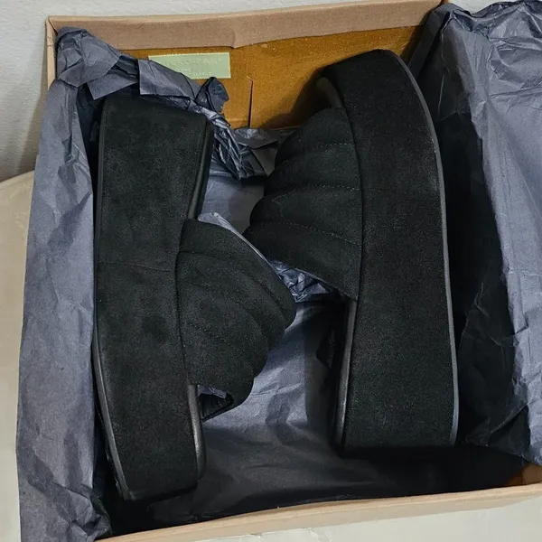 Free People Almost Paradise Platform Blk/Noir 3 Size 38 EU 8 66684663 - Image 4