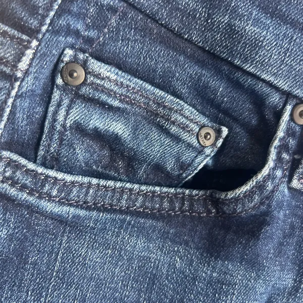 Mother High Waisted Looker Blue Jeans - Image 7