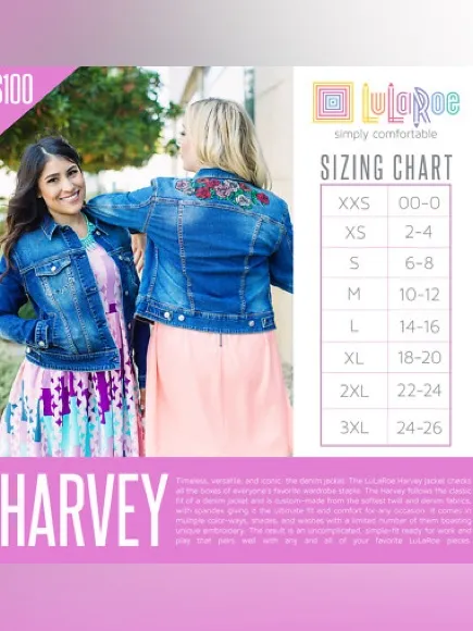 LuLaRoe Pale Pink Star-Detail Denim Jacket - Image 7