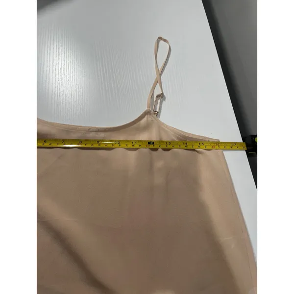 Equipment Femme Silk Camisole Top XS Neutral Beige Adjustable‎ Straps - Image 6