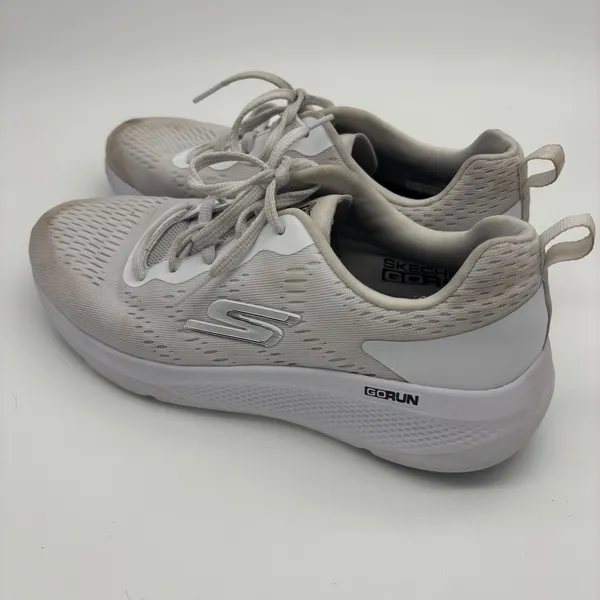 Skechers GOrun Consistent White Grey Running Shoes Womens 8.5 - Image 5