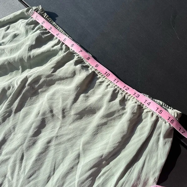 Rare‎ 100% silk skirt large stretchy waist Aliki Yamani Creations lightweight - Image 3