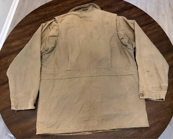 Vintage Woolrich Barn Coat Chore Jacket Mens Medium Blanket Lined Canvas - Image 13